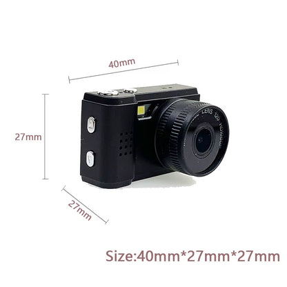 New Retro Mini Camera with Screen Indoor Home Outdoor 1080P Sports Portable Vintage Very Small Mini Camera Video Recorder